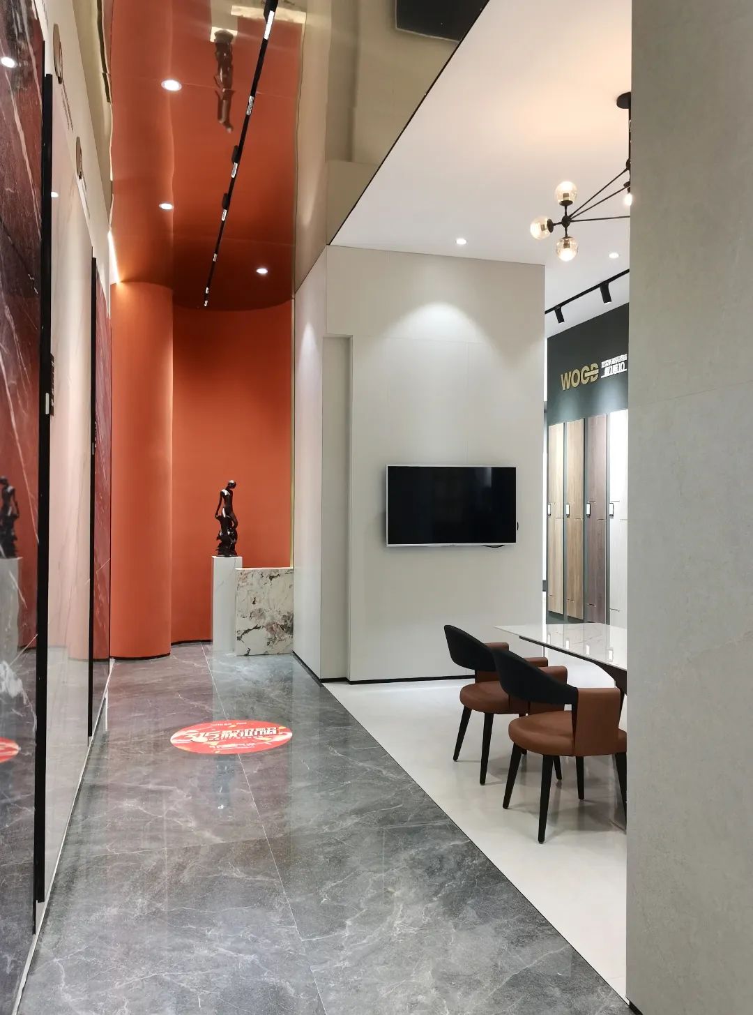 终端风采 | 利来w66淮南旗舰店，中性格调，以艺术装点设计(图6)